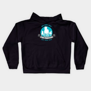 Dog Vibes Only - Stay Pawsitive Kids Hoodie